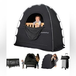 Black Privacy Tent for Kids